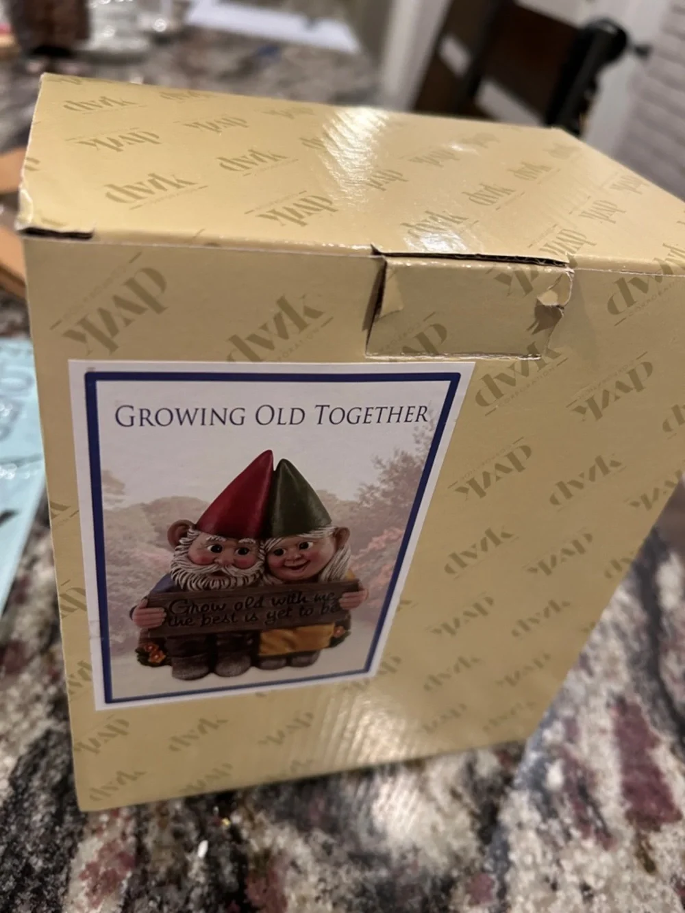 Growing Old Together Gnome Figurine